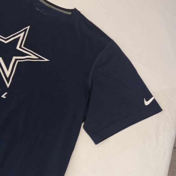 Nike Men's Dallas Cowboys Blue Football T-Shirt Size XL - Picture 3 of 12